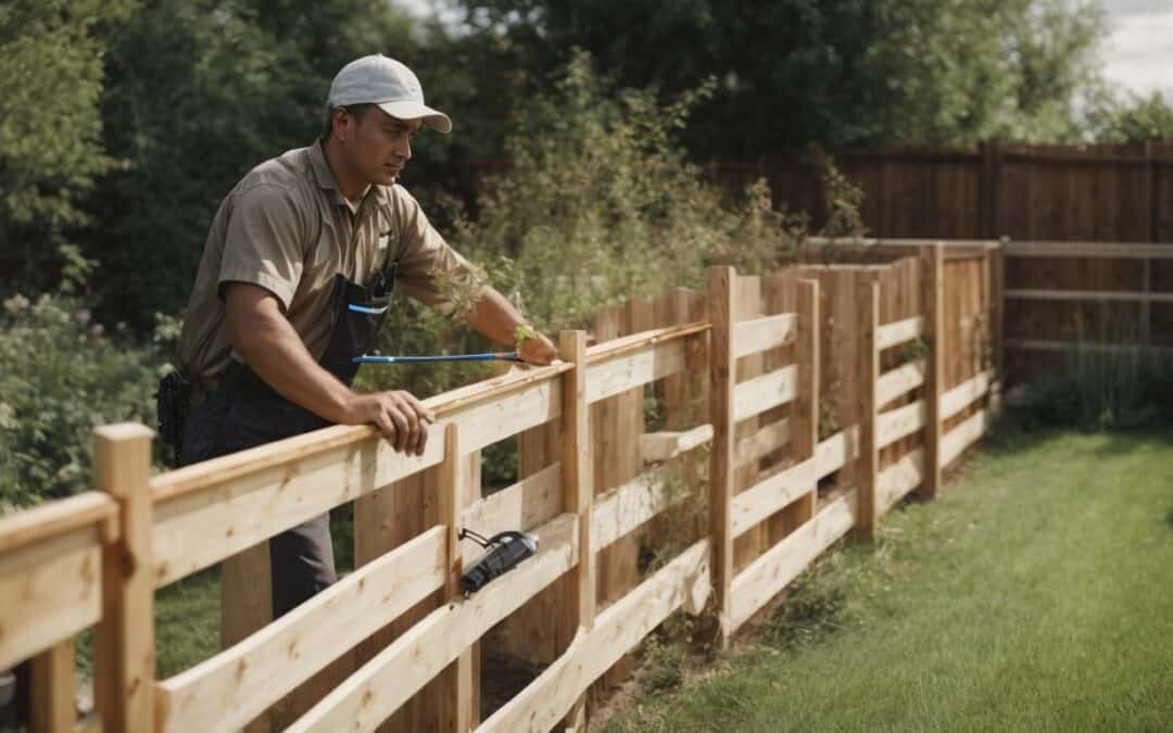 how to install fence panel