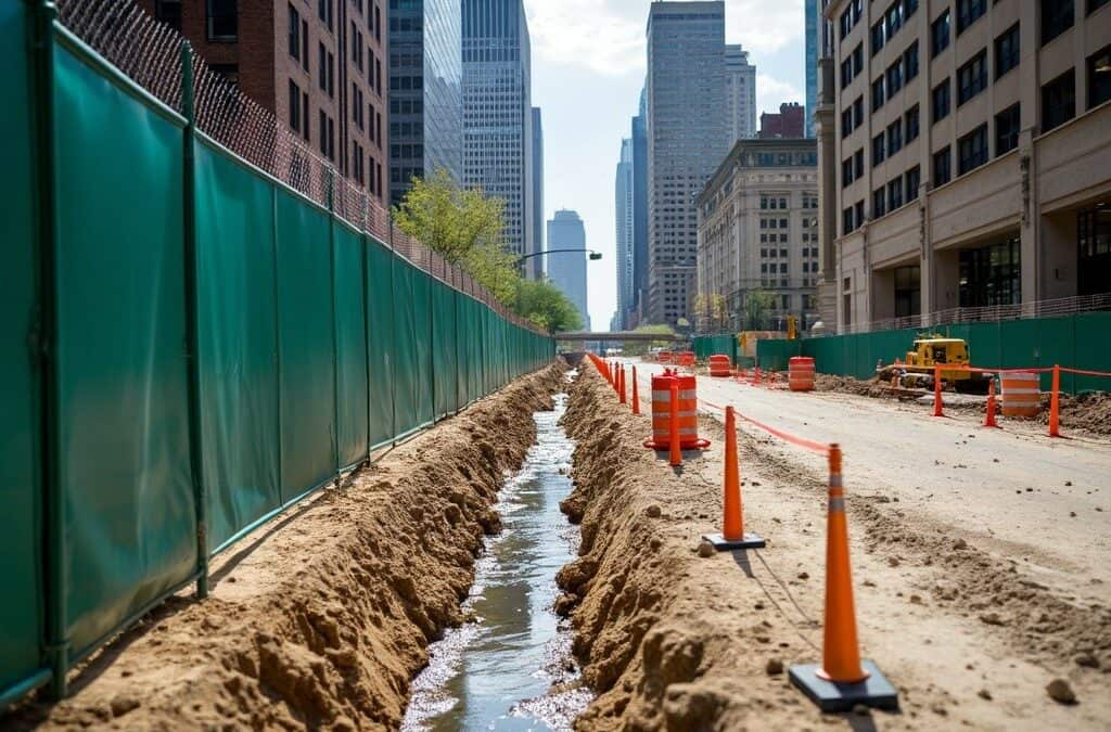 silt fences for sediment control