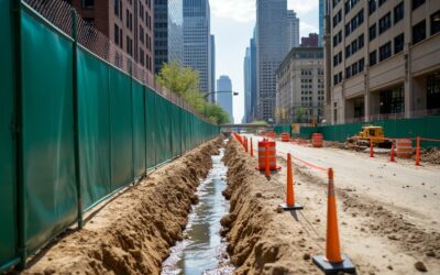 Silt Fences for Sediment Control and Water Drainage