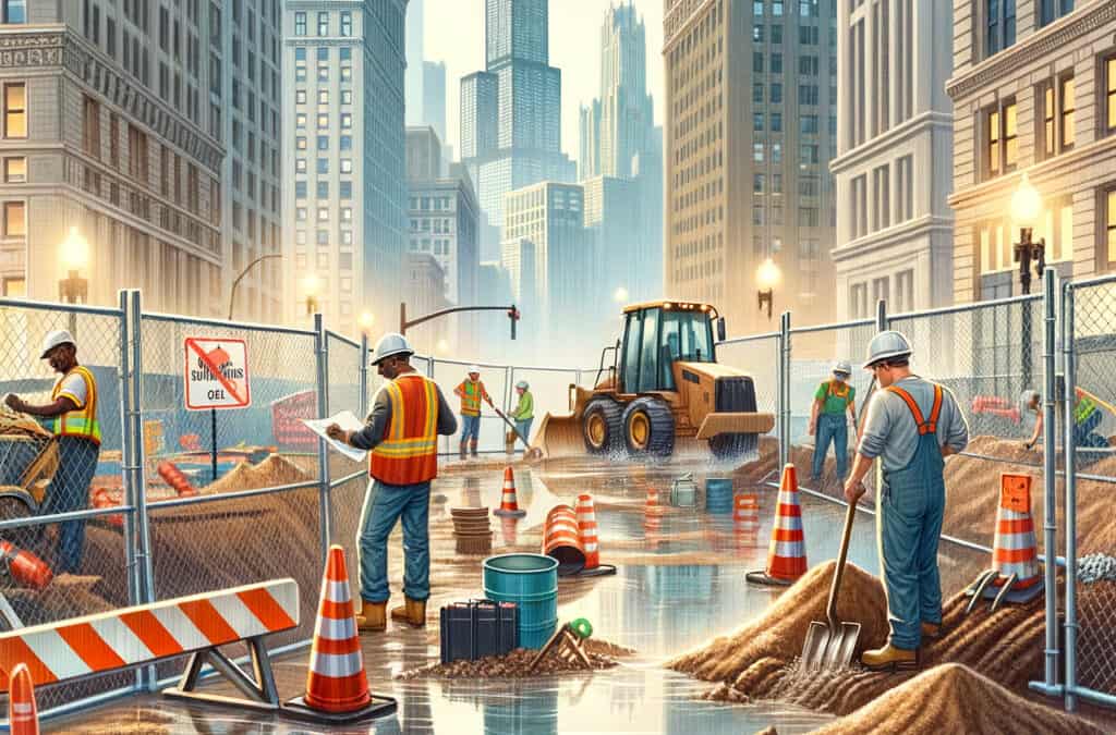 Best practices for temporary construction fencing for wet weather